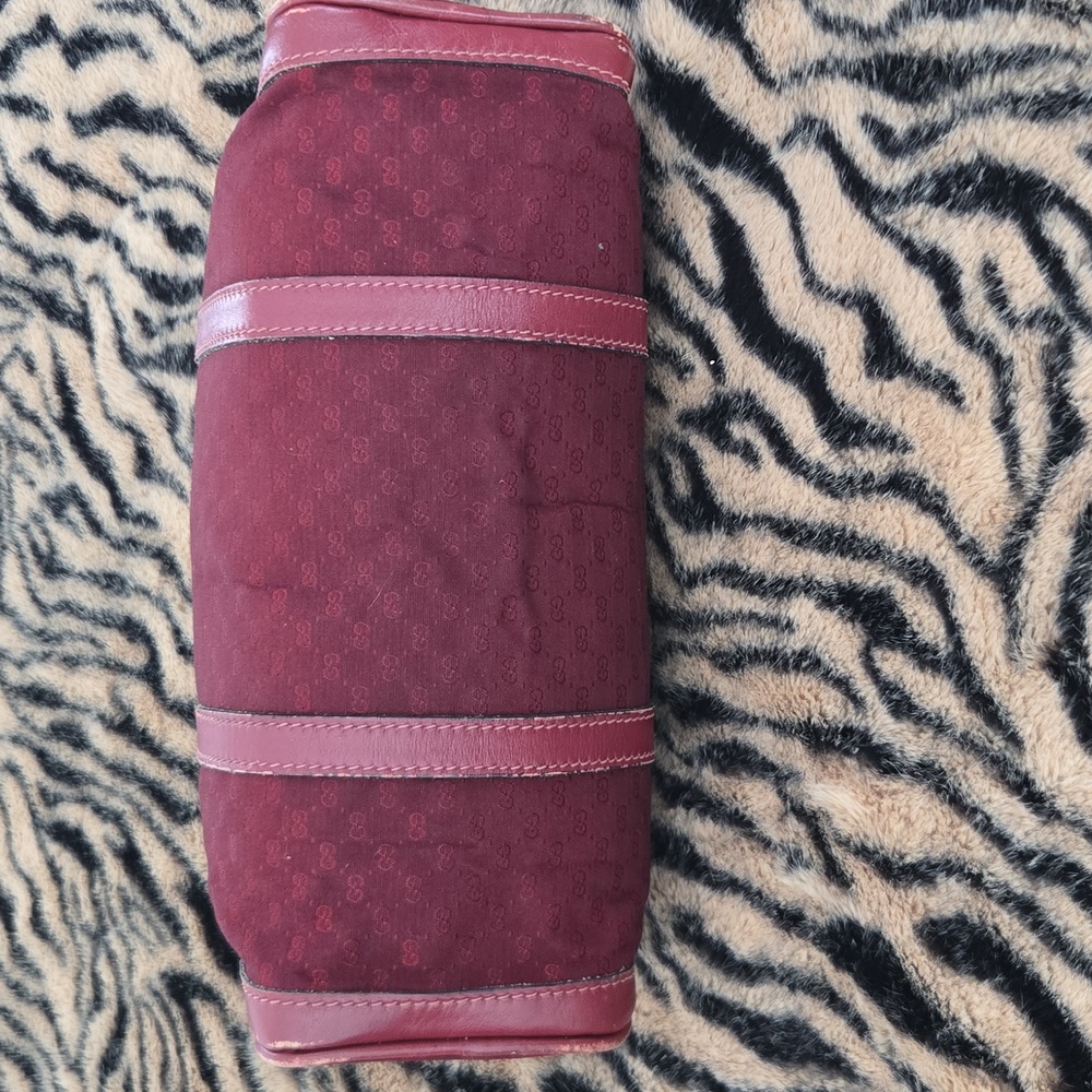 GUCCI Authentic So Vintage But Beautiful Gucci Rare Boston Bag - Picture 4 of 6